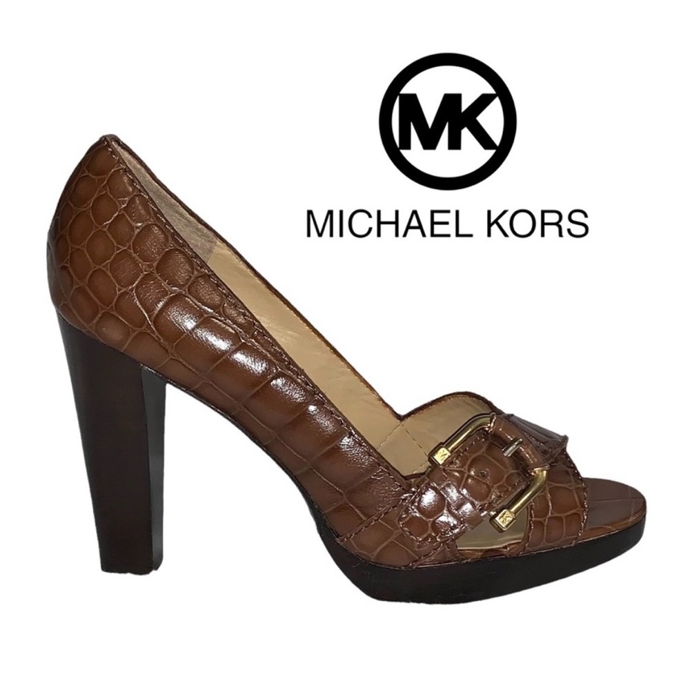 Vintage beautiful Michael Kors leather Milan Crocco
